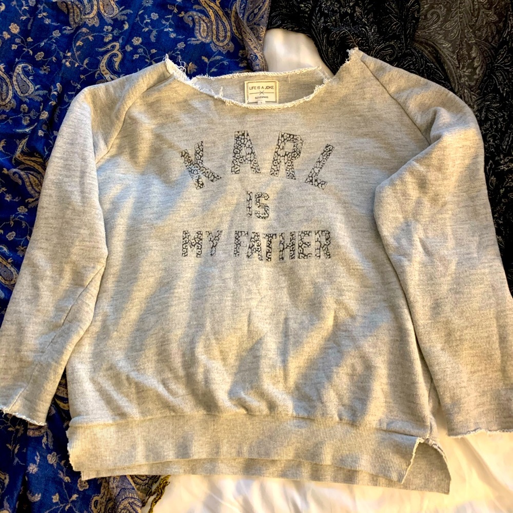 Karl is my Father sweatshirt by Eleven Paris